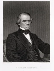Andrew Johnson, engraved from a photograph by Thomas Phillibrown